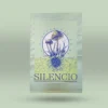 Libreta ilustrada con diseño artístico original que muestra hongos con raíces detalladas y la frase inspiradora: Te descubrirás en el silencio. Ideal para escribir, reflexionar y conectar con tus pensamientos. Producto hecho en Colombia